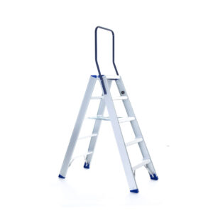 ASC Group Eurostairs Stufenstehleiter beidseitig begehbar mit Bügel 2x5 Stufen günstig kaufen