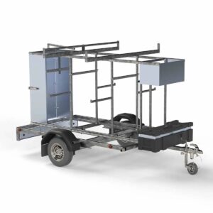 ASC Group Gerüstanhänger 250 Modell abschließbar 750kg günstig kaufen