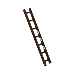 Euroline Alu-Dachauflegeleiter braun Nr. 323 7 Sprossen günstig kaufen
