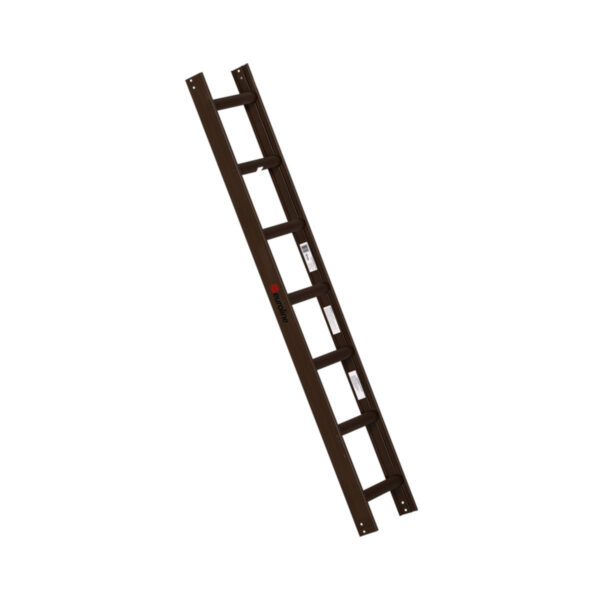 Euroline Alu-Dachauflegeleiter braun Nr. 323 7 Sprossen günstig kaufen
