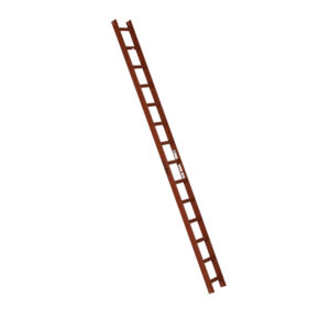 Euroline Alu-Dachauflegeleiter rot Nr. 322 14 Sprossen günstig kaufen