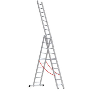 Euroline Alu-Mehrzweckleiter 3-teilig Nr. 207 Vielzweckleiter 3x10 günstig kaufen