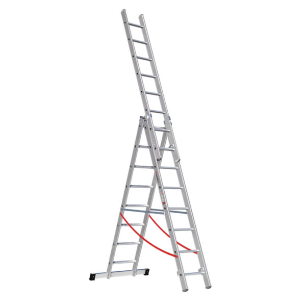 Euroline Alu-Mehrzweckleiter 3-teilig Nr. 207 Vielzweckleiter 3x8 günstig kaufen