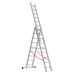 Euroline Alu-Mehrzweckleiter 3-teilig Nr. 207 Vielzweckleiter 3x9 günstig kaufen