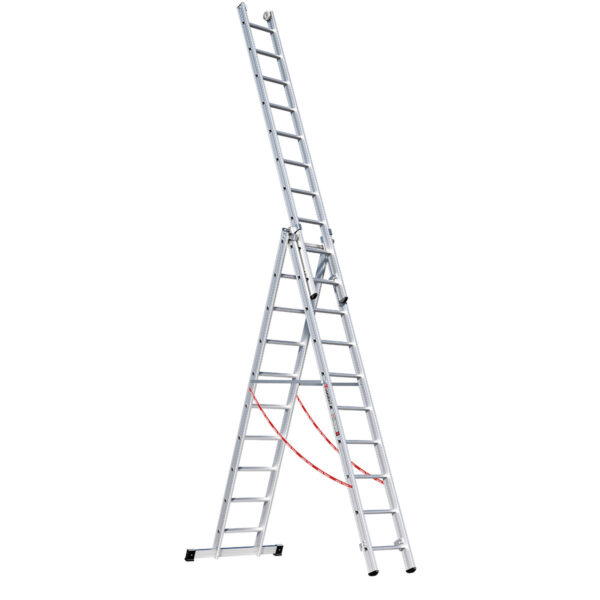 Euroline Alu-Mehrzweckleiter 3-teilig Nr. 307 Vielzweckleiter 3x10 günstig kaufen