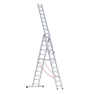 Euroline Alu-Mehrzweckleiter 3-teilig Nr. 307 Vielzweckleiter 3x12 günstig kaufen