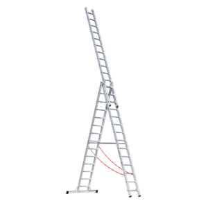 Euroline Alu-Mehrzweckleiter 3-teilig Nr. 307 Vielzweckleiter 3x14 günstig kaufen