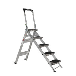 Euroline Alu-Sicherheitstreppe klappbar mit Sicherheitsbügel Nr. 334 1x5 günstig kaufen