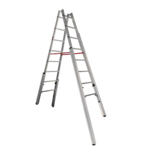 Euroline Alu-Treppenstehleiter Nr. 30576 2x8 günstig kaufen