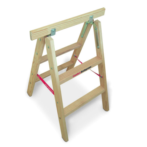 Euroline Holz-Tapezierbock mit Comfort-Breitsprosse 2x2 günstig kaufen