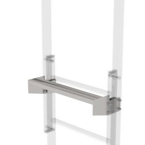 Günzburger Steigtechnik Ausstiegstritt Edelstahl Spaltmaß 150mm günstig kaufen