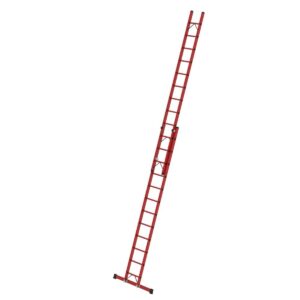 Günzburger Steigtechnik Sprossen-Schiebeleiter 2-teilig GFK mit Traverse 2x12 Sprossen günstig kaufen