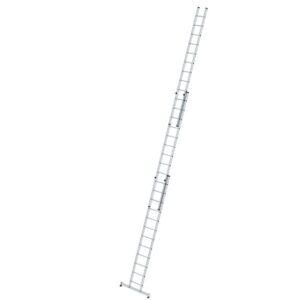 Günzburger Steigtechnik Sprossen-Schiebeleiter 3-teilig mit nivello®-Traverse 3x12 Sprossen günstig kaufen