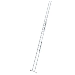 Günzburger Steigtechnik Sprossen-Schiebeleiter 3-teilig mit nivello®-Traverse 3x14 Sprossen günstig kaufen