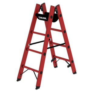 Günzburger Steigtechnik Sprossen-Stehleiter GFK 2x4 Sprossen günstig kaufen