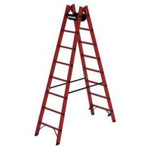 Günzburger Steigtechnik Sprossen-Stehleiter GFK 2x8 Sprossen günstig kaufen