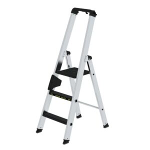 Günzburger Steigtechnik Stufen-Stehleiter 250 kg einseitig begehbar mit clip-step R13 3 Stufen günstig kaufen