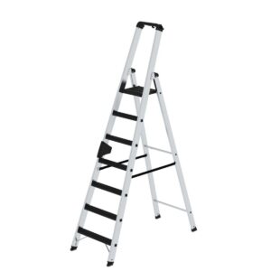 Günzburger Steigtechnik Stufen-Stehleiter 250 kg einseitig begehbar mit clip-step R13 7 Stufen günstig kaufen