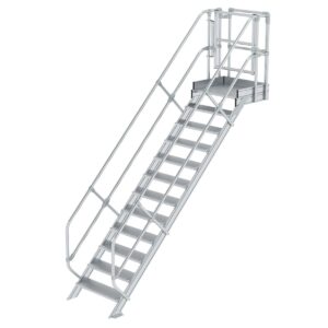 Günzburger Steigtechnik Treppen-Modul Aluminium geriffelt 12 Stufen günstig kaufen