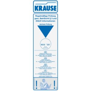 Krause Prüfaufkleber